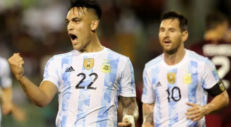 Argentina vence Venezuela por 3 a 1 nas Eliminatórias