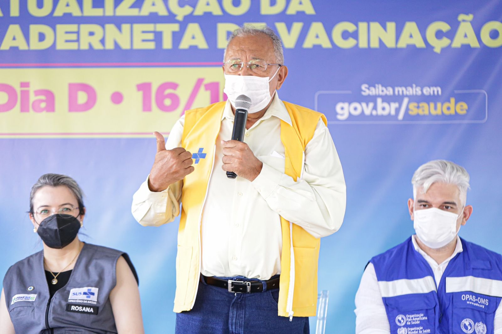 Dr. Pessoa participa da abertura da Campanha Nacional de Multivacinação