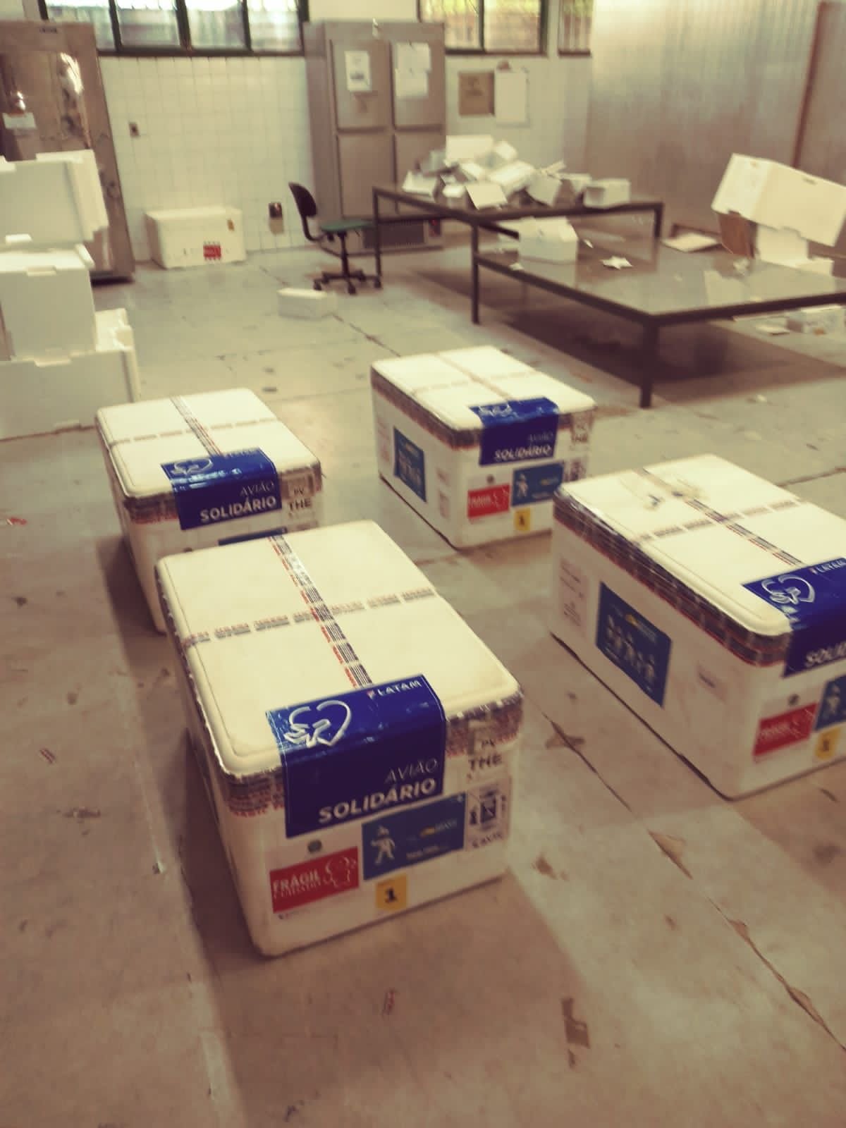 Covid: Piauí recebe lote de 39 mil doses de AstraZeneca