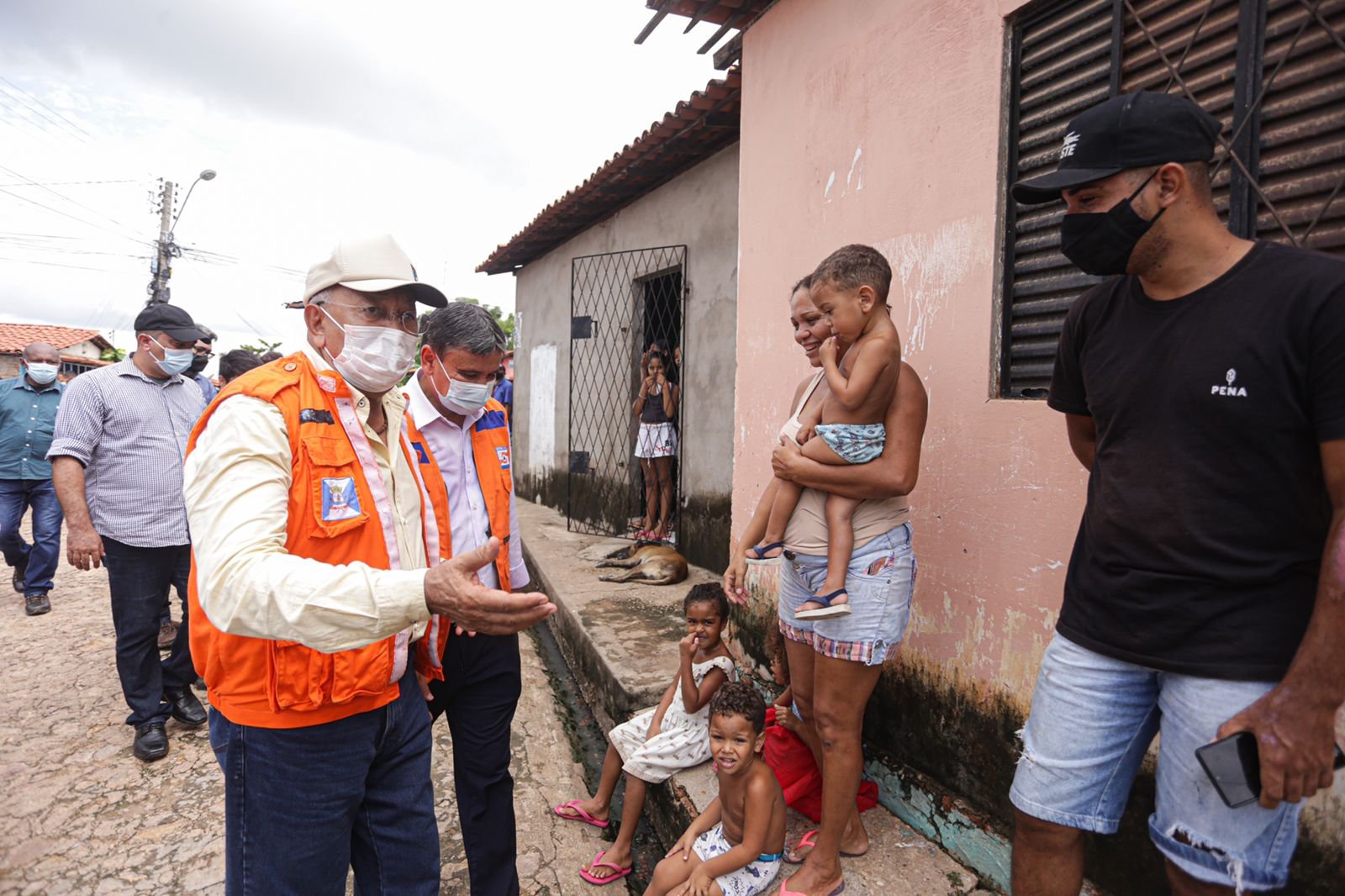 Dr. Pessoa e Wellington Dias visitam áreas de risco em Teresina
