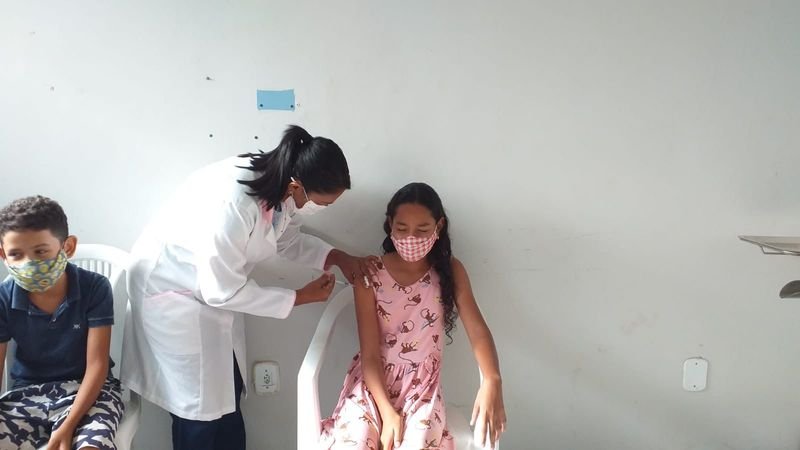 Covid: UBS vacina crianças neste domingo em Teresina