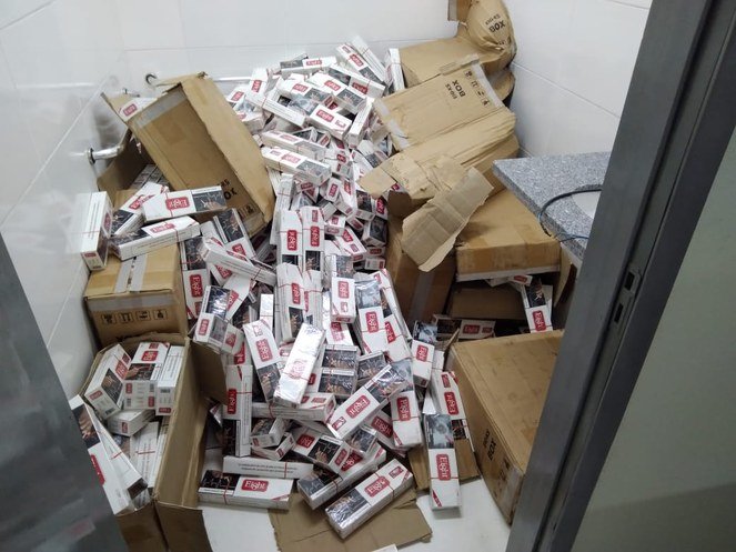 PRF apreende carga de cigarro avaliada em R$ 1,3 milhão em Elizeu Martins