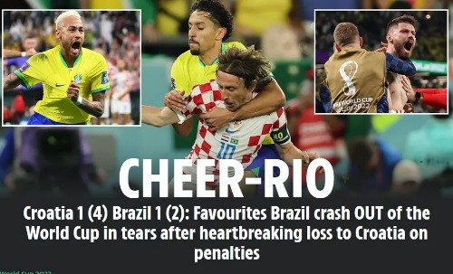 Jornais estrangeiros destacam eliminação do Brasil: "Acabou o baile"