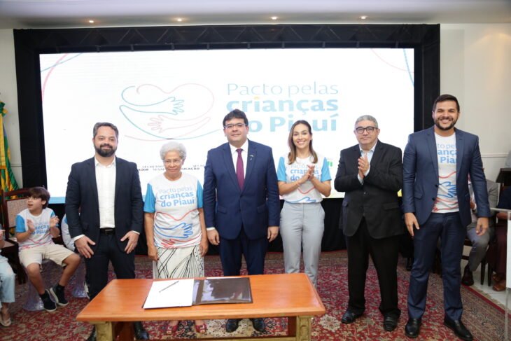 Rafael Fonteles e primeira-dama lançam Pacto pelas Crianças do Piauí